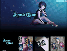 Tablet Screenshot of anna-blue.com